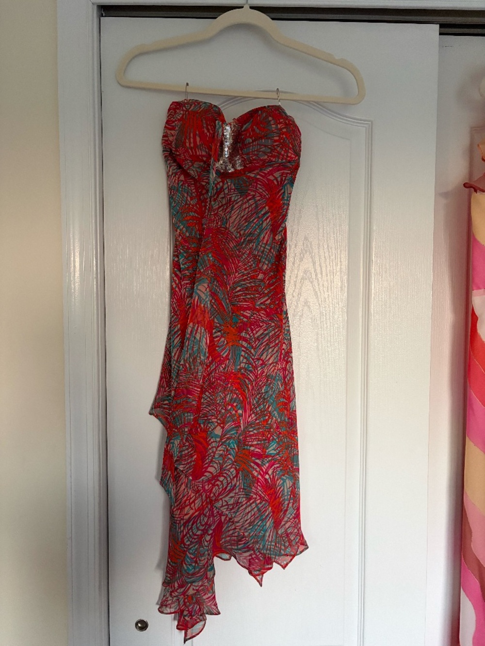 bcbgmaxazria mini strapless cocktail dress